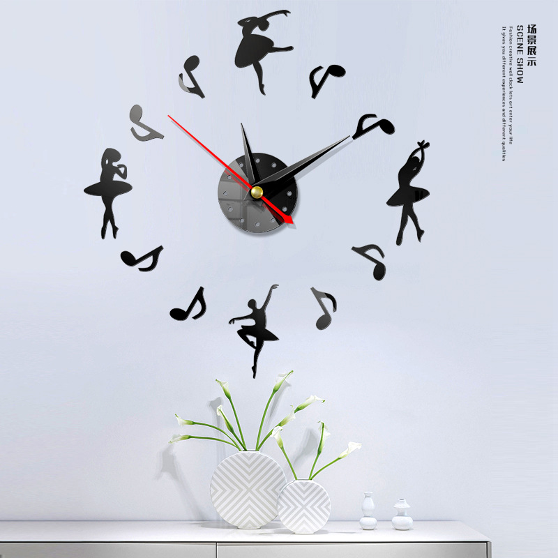 Đồng hồ treo tường 3D tự lắp ráp phong cách Châu Âu DH03 Ballet