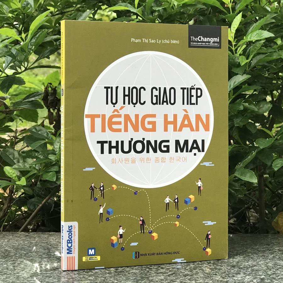 Sách - Tự Học Giao Tiếp Tiếng Hàn Cấp Tốc + Thương Mại (Bộ 2 quyển, lẻ tùy chọn)