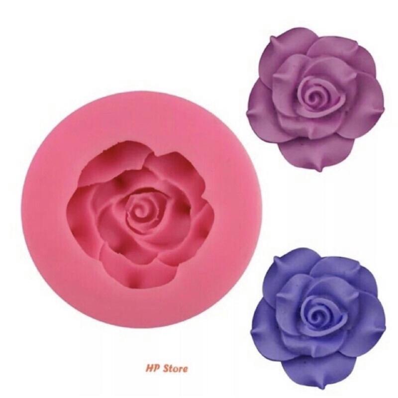 Khuôn Hoa Hồng Nhung 4D Silicon To Nấu Các Món, Rau Câu, Bánh, Sôcôla,...Món Ăn Thêm Đẹp Mắt