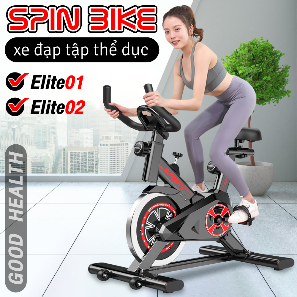 Xe đạp tập thể dục, Xe đạp thể thao,Xe đạp thể dục trong nhà có đồ hồ hiển thị quãng đường, calo tiêu thụ, giảm mỡ, săn chắc cơ thể