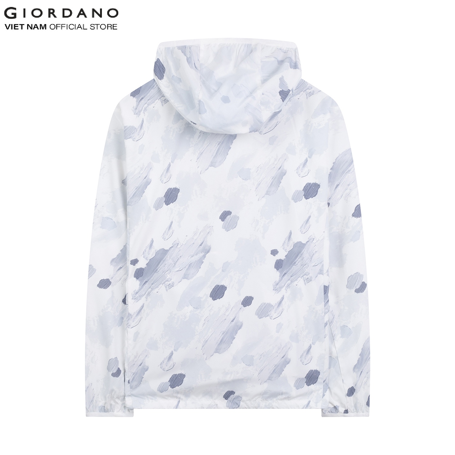 Áo Khoác Dù Nam Chống Nắng Giordano UPF 50+ Chất Mỏng Nhẹ Có Thể Gấp Gọn Windbreaker 01072011