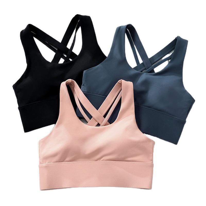 Phụ Nữ Áo Lót Thể Thao Crop Top Nữ Tập Gym Thể Hình Áo Ngực Rỗng Thoáng Khí Đầu Chạy Yoga Bra Thể Thao Thể Thao Lớn kích Thước