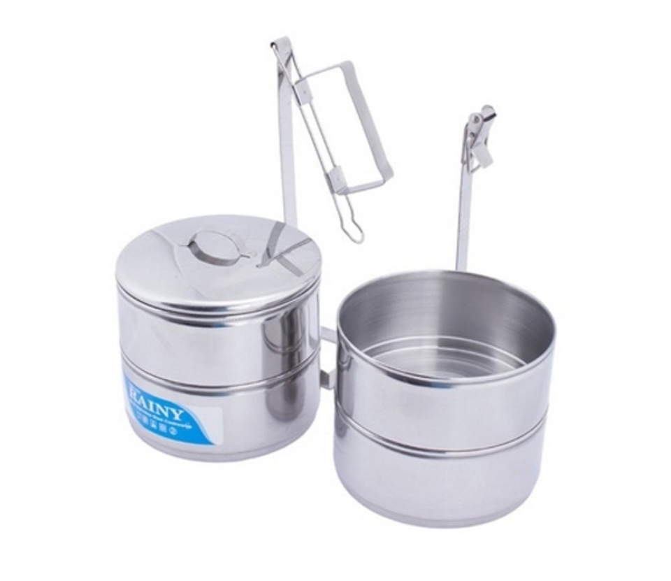 Camen đựng cơm Rainy Inox 4 Ngăn - Hàng Chính Hãng