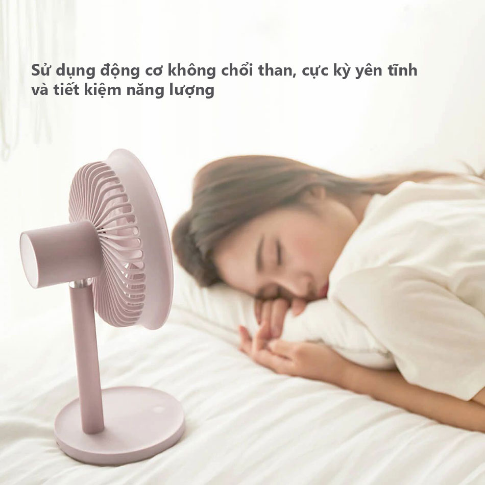 Quạt tích điện mini để bàn Xiaomi Solove F5 - Hàng Nhập Khẩu