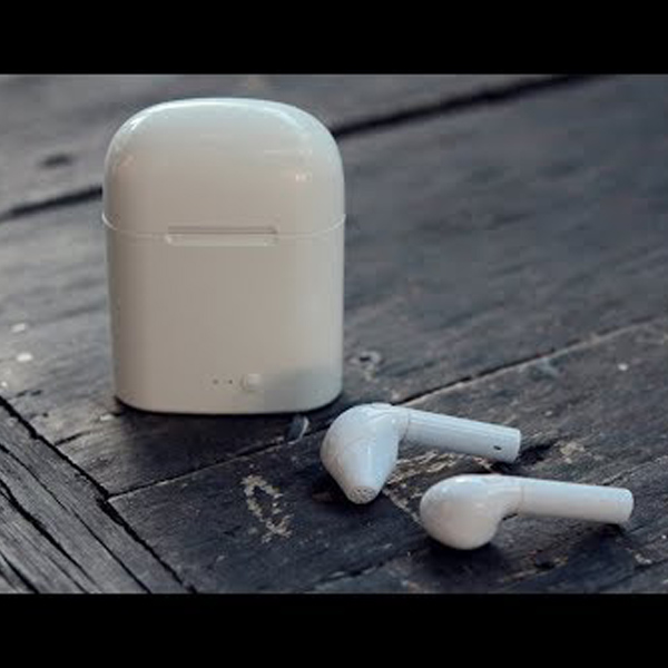 Combo: Tai Nghe Kiểu Dáng Airpods Bluetooth i8S TWS + Hộp Đựng Tai Nghe Silicon