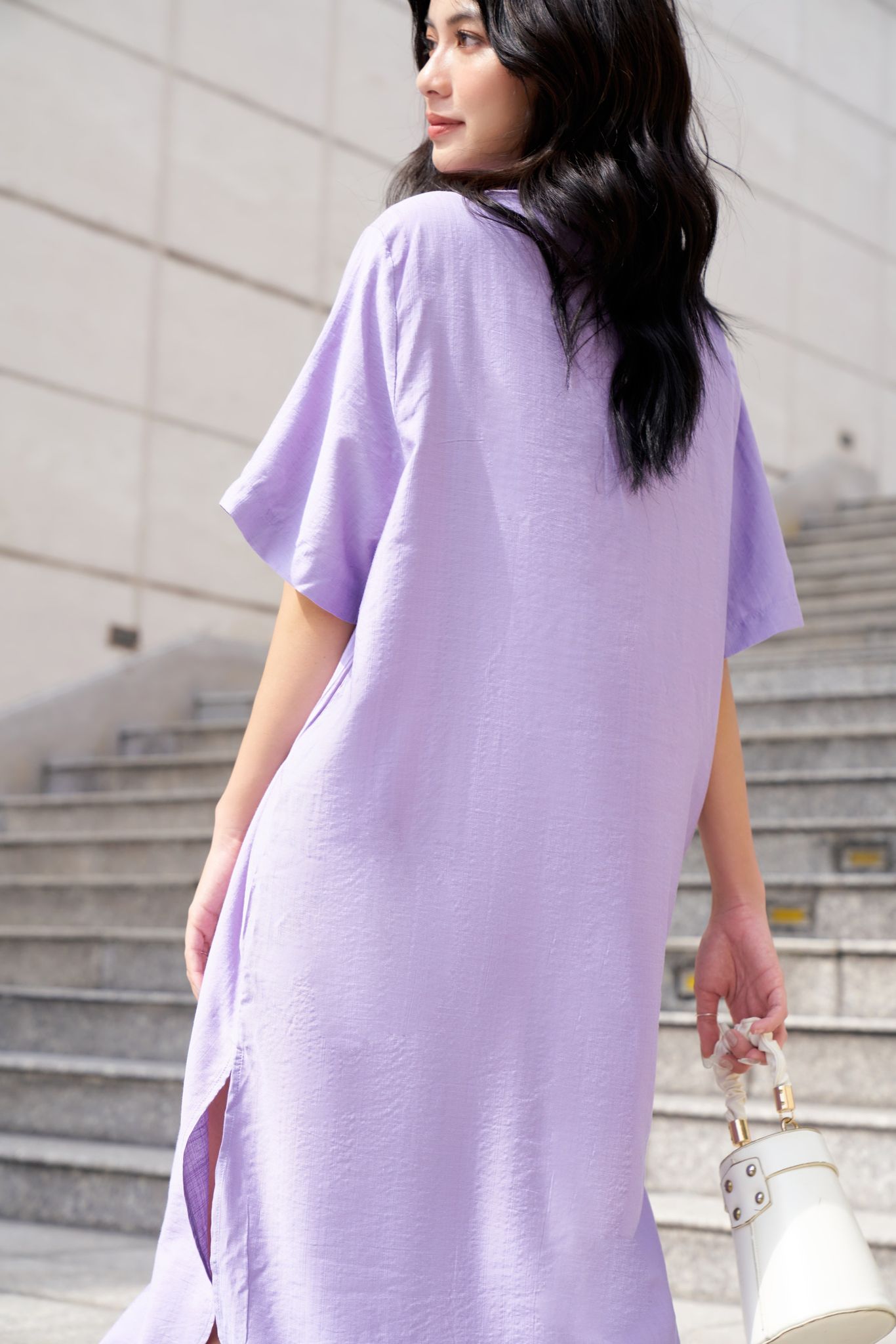 OLV - Đầm Mauve Long Shirt Dress