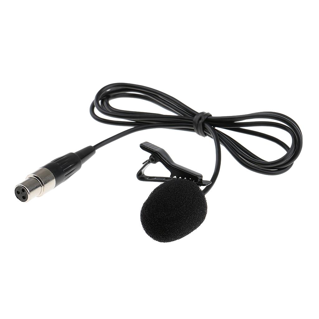 JY-515 Multi-function Lavalier Lapel Tie Clip-on Vacuum Tube Mini Microphone 3.5mm/3Pin/4Pin XLR Connector