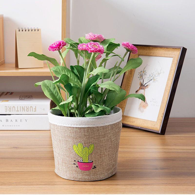 Giỏ chồng cây giỏ trang trí cấy cảnh trong nhà