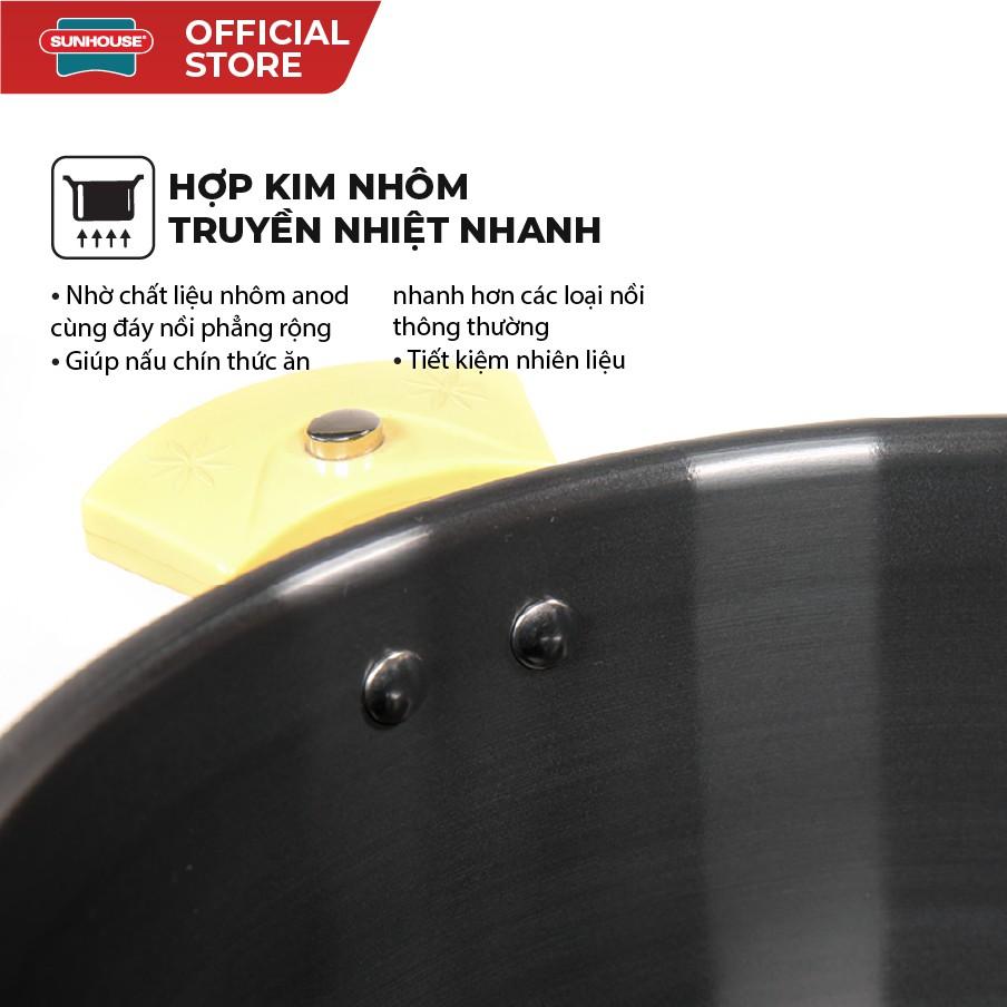 Bộ nồi anod đáy từ Sunhouse SHG1132