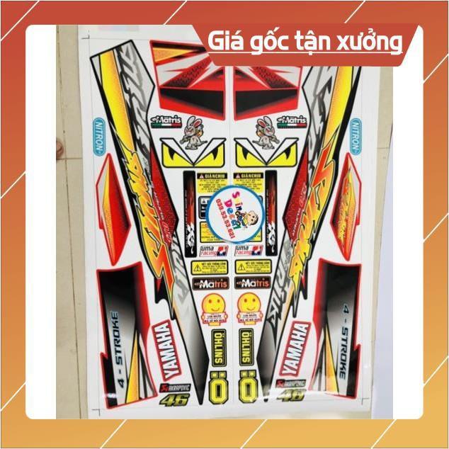 Tem rời sirius đỏ đen 3 lớp ko bay màu