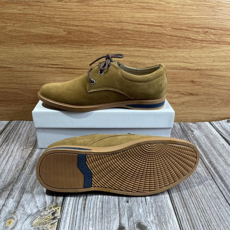 GIÀY ĐỐC NAM DA LỘN 2 MÀU LỰA CHỌN NÂU VÀ ĐEN CAO CẤP DA BÒ NHẬP KHẨU