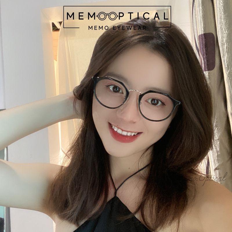 Gọng Kính Hàn Quốc Dáng Mắt Mèo LookFace 3504 Phong Cách Thời Trang Memo Optical