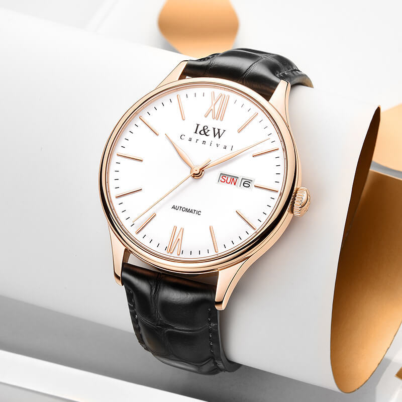 Đồng Hồ Nam IW 516G1 Chính Hãng Full Box Mạ Vàng 18K Chống Nước Kính Saphire Chống Xước Dây Da Cao Cấp Bảo hành 24T