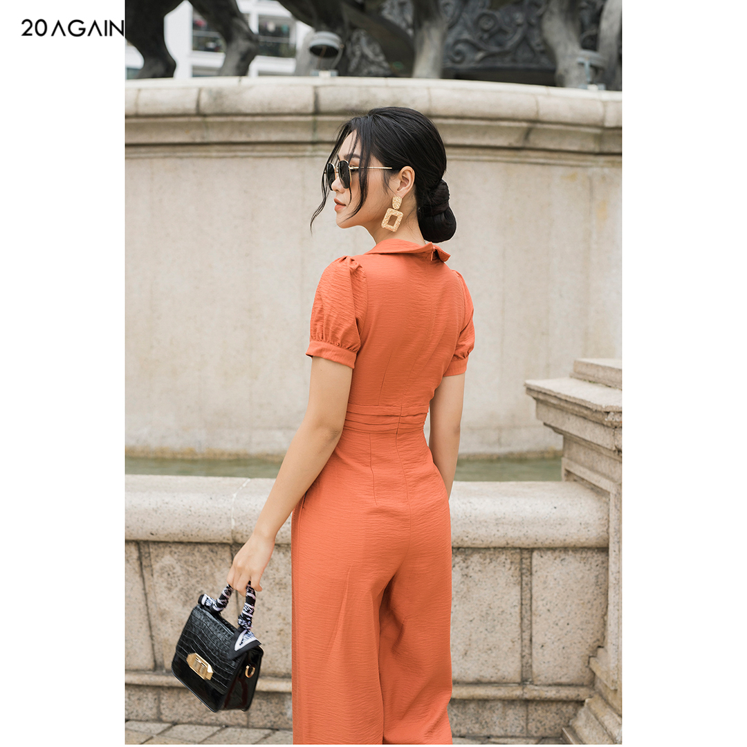 Bộ Jumpsuits cổ 2 ve 20AGain BJA1097