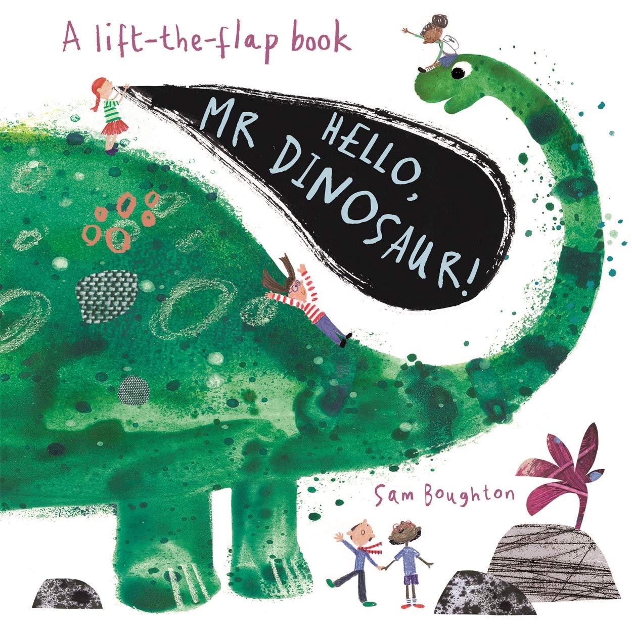 Sách ngoại văn: A Lift The Flat Book - Hello, Mr Dinosaur!