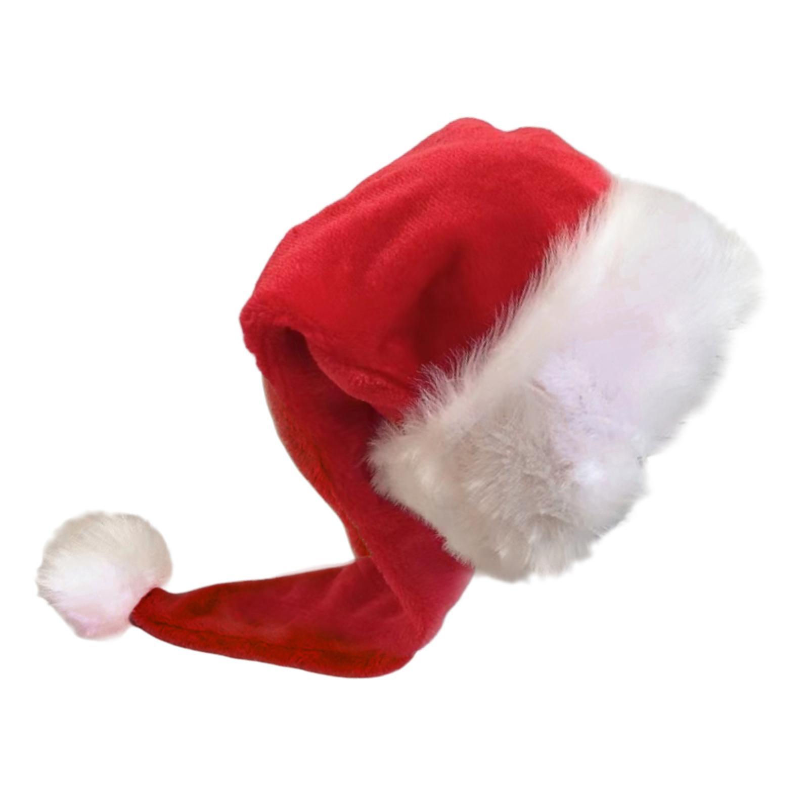 Xmas Hat Christmas Hat Decor Headgear Costume Apparel Accessories Santa Hat Santa Claus Xmas Hat Cap for Festival Fancy Dress