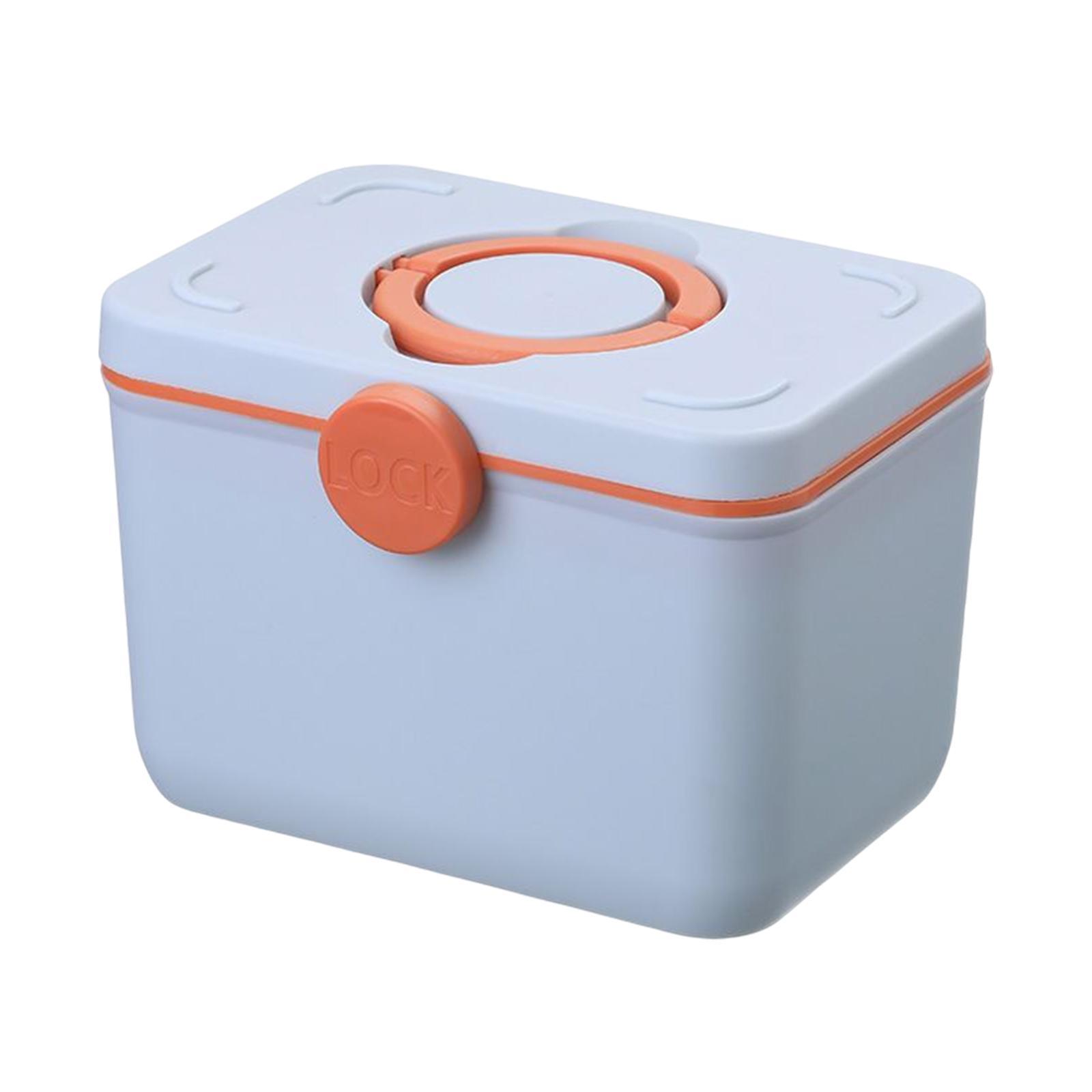 First Aid Kit Container Organizer Storage Box Container for Outdoor Office Car Camping