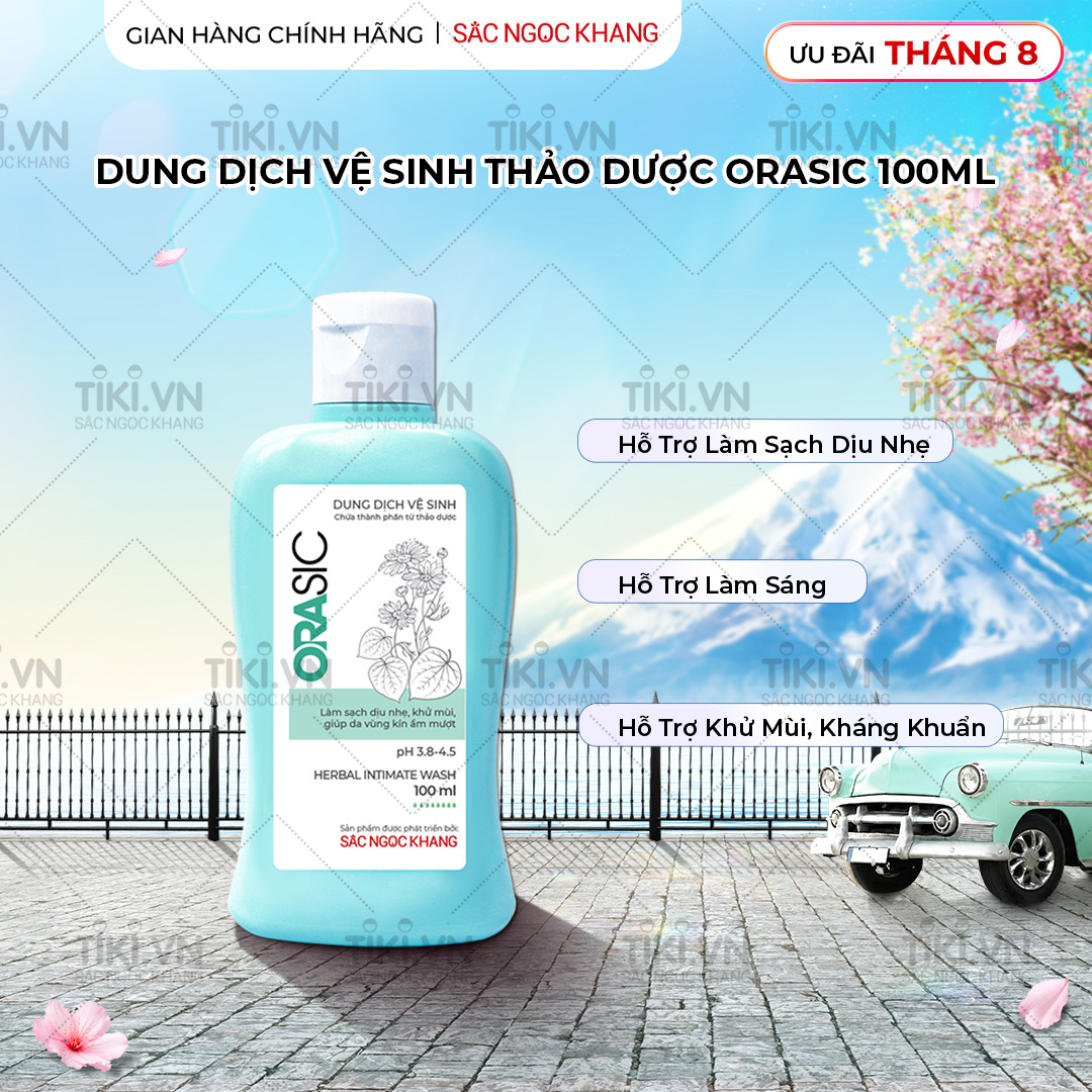 Dung dịch vệ sinh Orasic (100ml) kháng khuẩn thiên nhiên