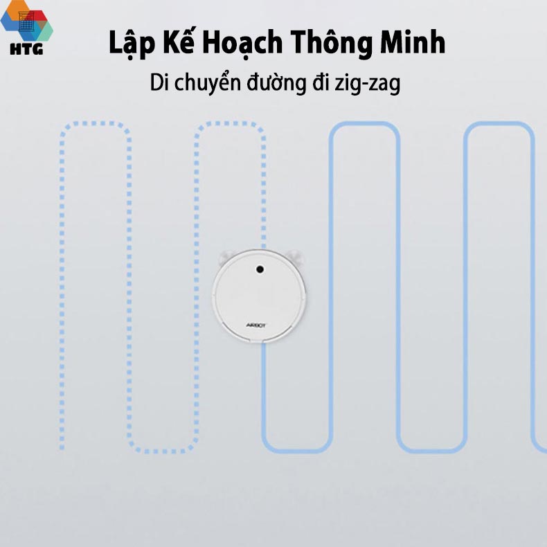 Robot hút bụi airbot OUSI-A500 Sở Hữu 3 In 1, Hút Quét Và Lau Sạch Sâu, Lập Kế Hoạch Hoạt Động Kết Nối Ứng Dụng Qua Điện Thoại, Hàng Chính Hãng