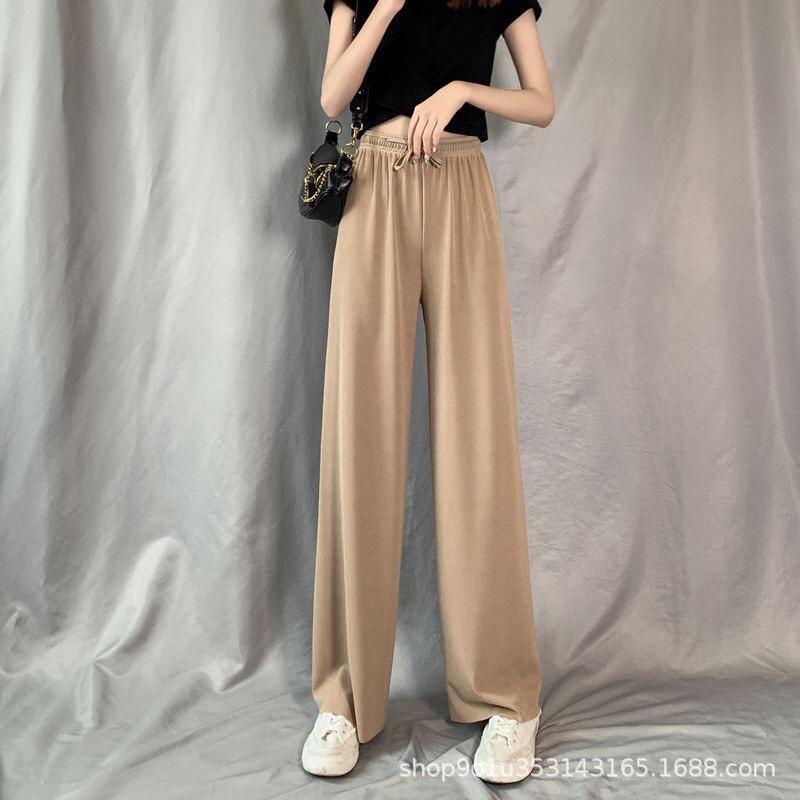 Quần ống suông thun gân Hàng QC siêu tôn dáng