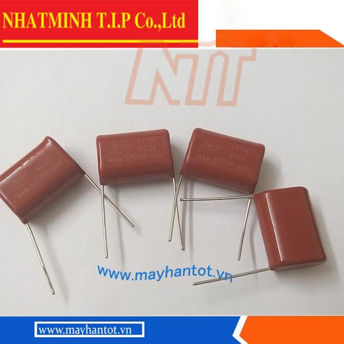 Tụ 475j 400v - ComBo 10 cái tụ đỏ 475j 400v