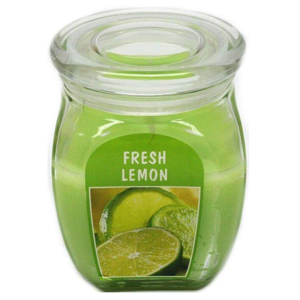 Hũ nến thơm tinh dầu Bolsius Fresh Lemon 305g QT024371 - hương chanh tươi, nến trang trí, thơm phòng, thư giãn, Hỗ trợ khử mùi