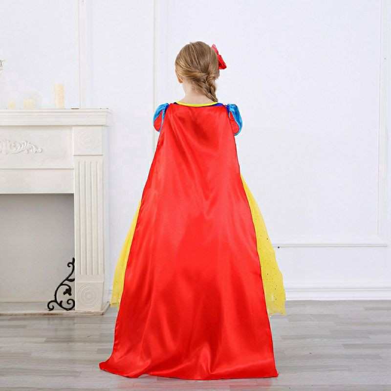 Váy Bạch Tuyết kèm tà xinh xắn size 100-150 - VBTKT2209