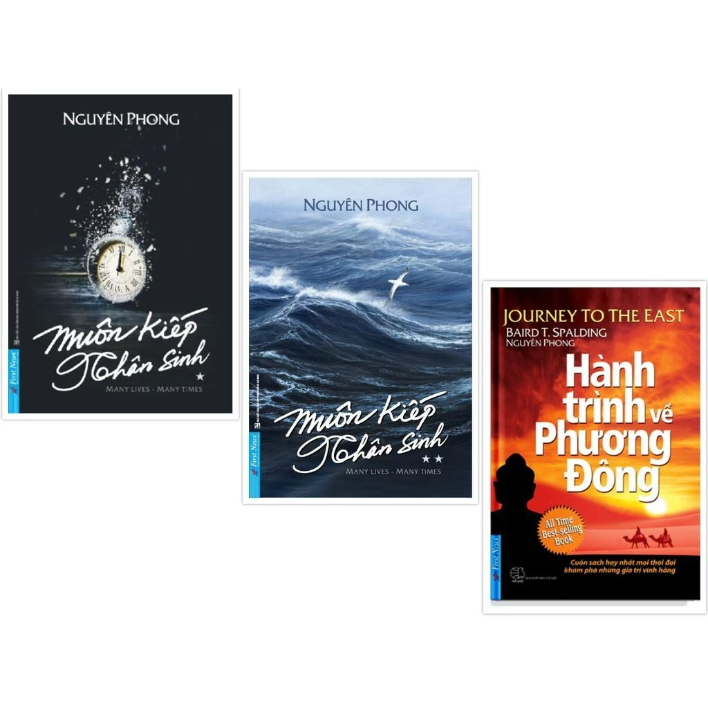 Combo Khổ Nhỏ Muôn Kiếp Nhân Sinh 1 + Muôn Kiếp Nhân Sinh 2 + Hành Trình Về Phương Đông