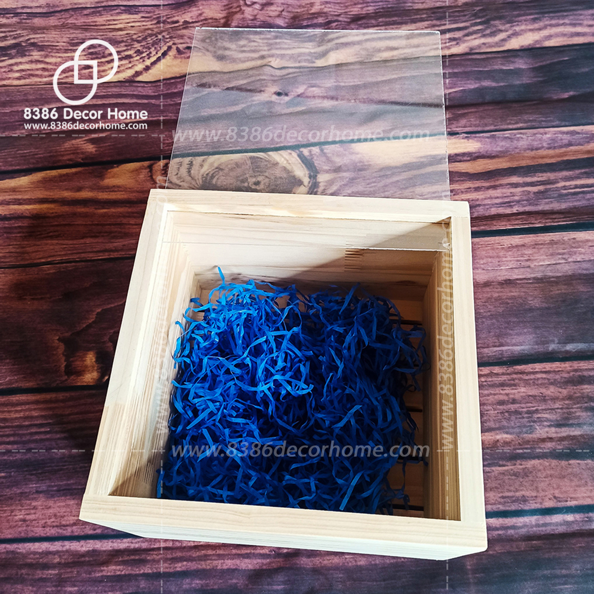 Hộp quà tết, khay gỗ gói quà, Hộp đựng đồ đa năng - Pallet gỗ thông