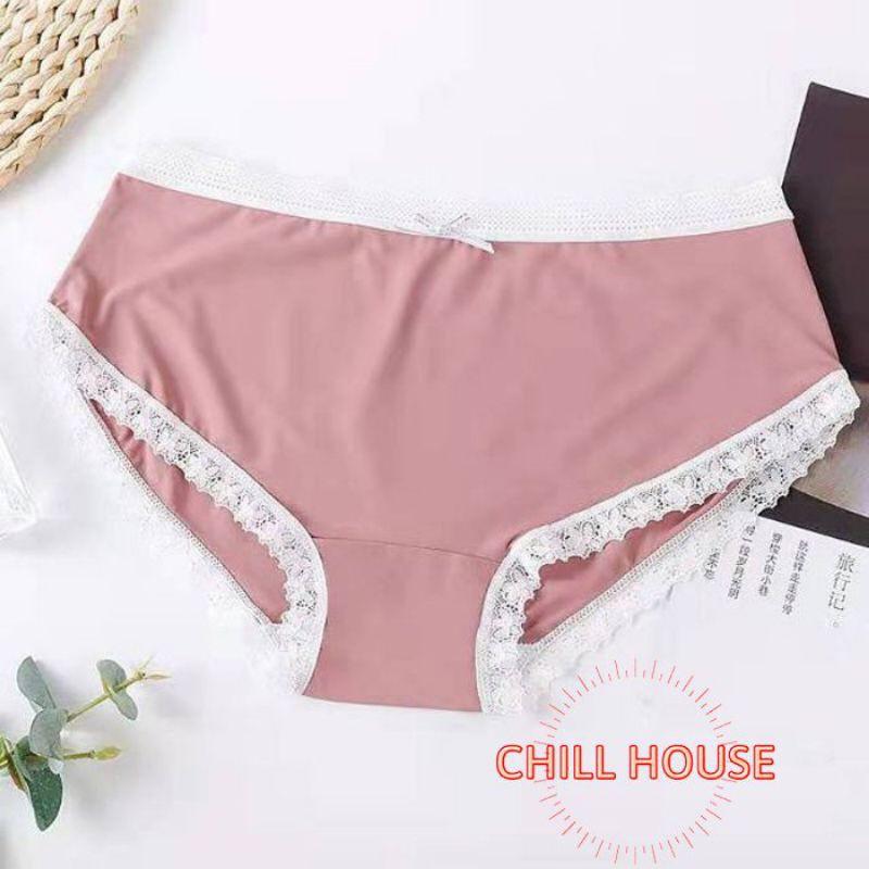 SIÊU PHẨM-Quần Lót Đúc Su Viền Ren - CHILLHOUSE