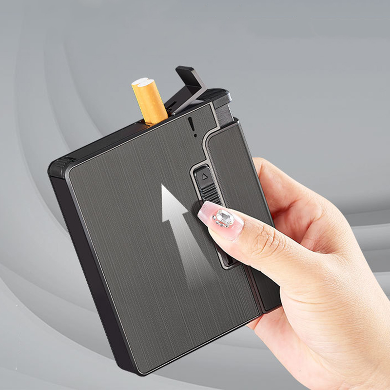 Hộp Đựng Thuốc 20 Điếu Focus YH117 Có Thể Lắp Bật Lửa