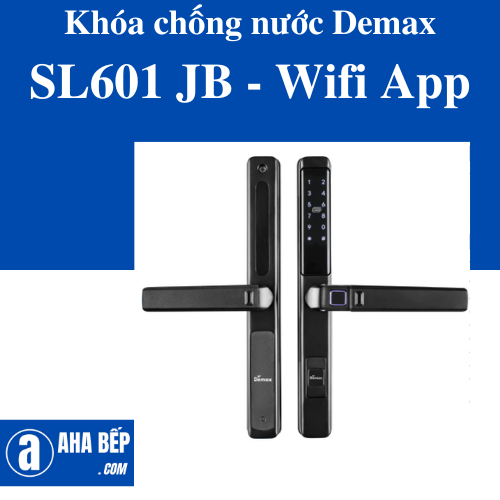 Khóa cửa chống nước Demax SL601 JB - Wifi App. Hàng Chính Hãng