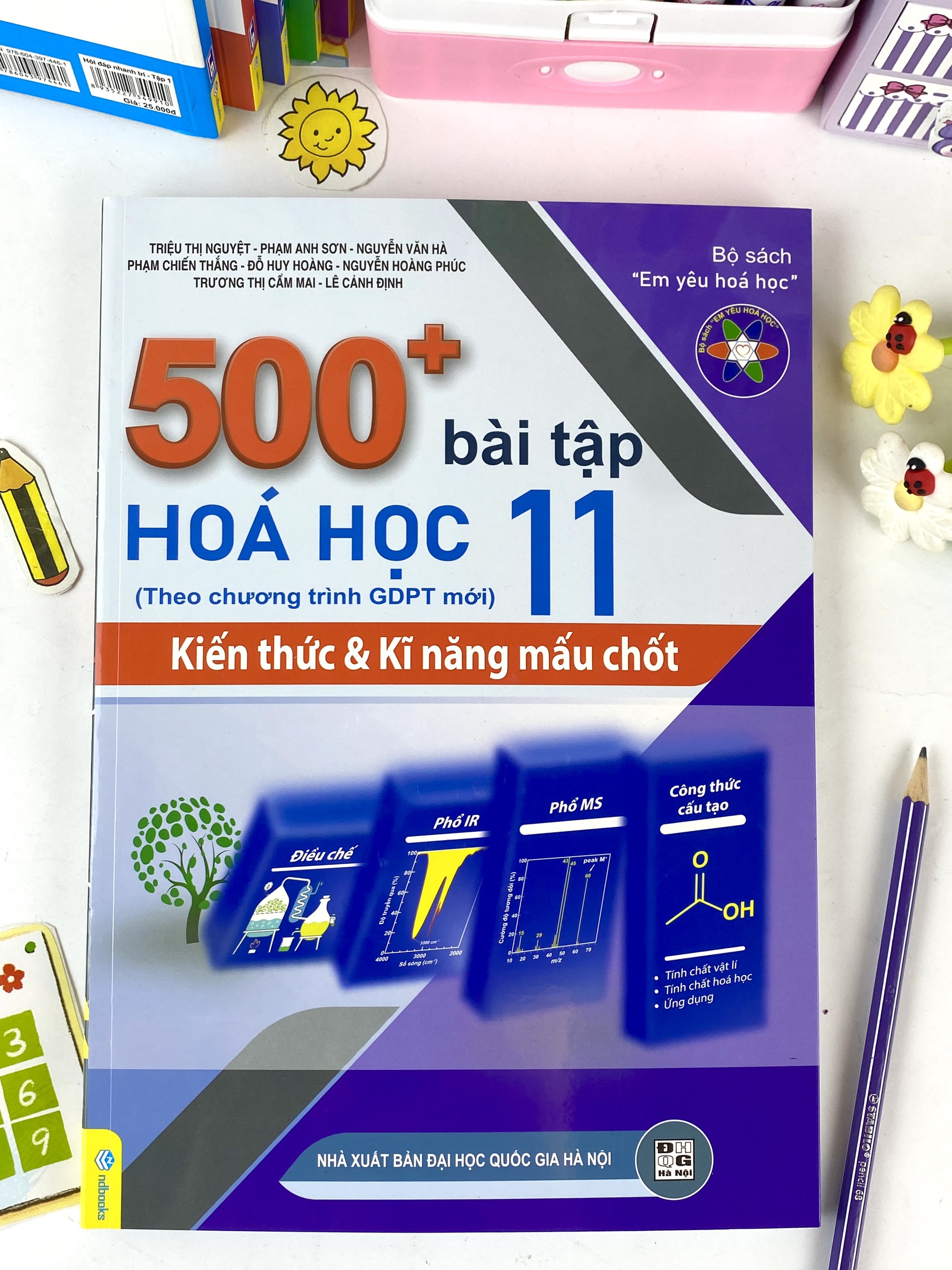 Sách - 500+ Bài Tập Hóa Học 11: Kiến thức và Kĩ năng mấu chốt - Theo chương trình GDPT mới - ndbooks