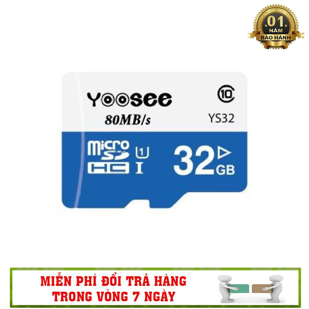 Thẻ Nhớ Camera Yoosee 32GB, Tốc Độ Đọc Class 10 mã skuu DD520