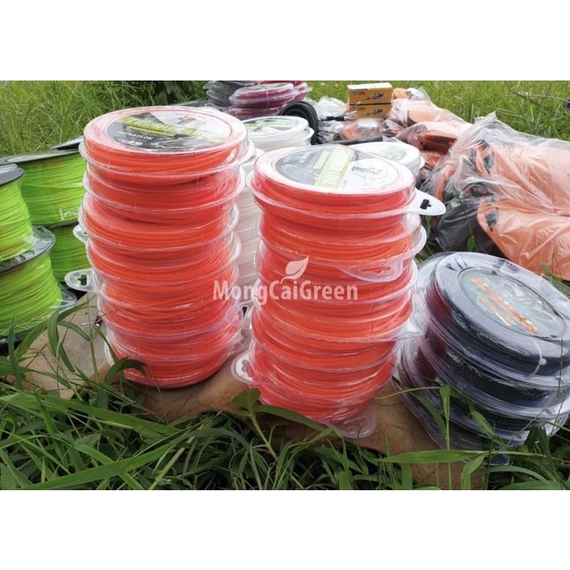 Cuộn Cước Cắt Cỏ Vuông Tròn 3-4mm 60m 0,5kg