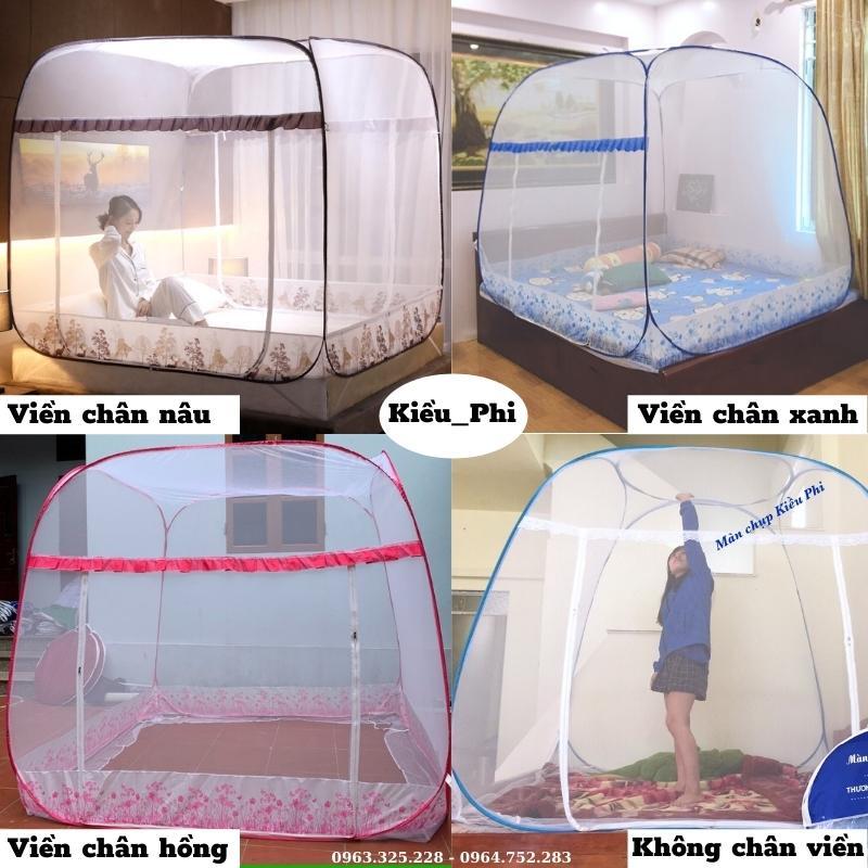 Màn chụp tự bung gấp gọn người lớn Kiều Phi - Mùng chụp tự bung chống muỗi đỉnh vuông thông minh