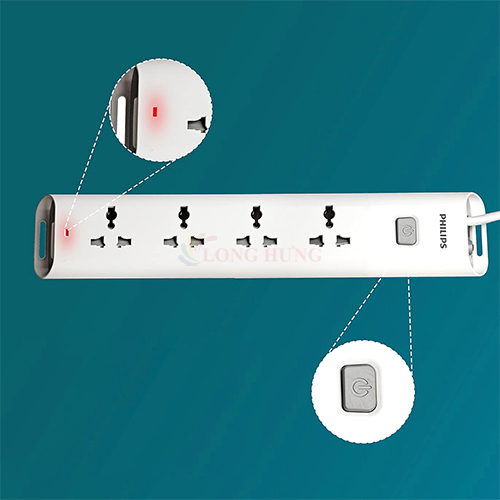 Ổ cắm điện Philips CHP2442WA/74 - Hàng chính hãng