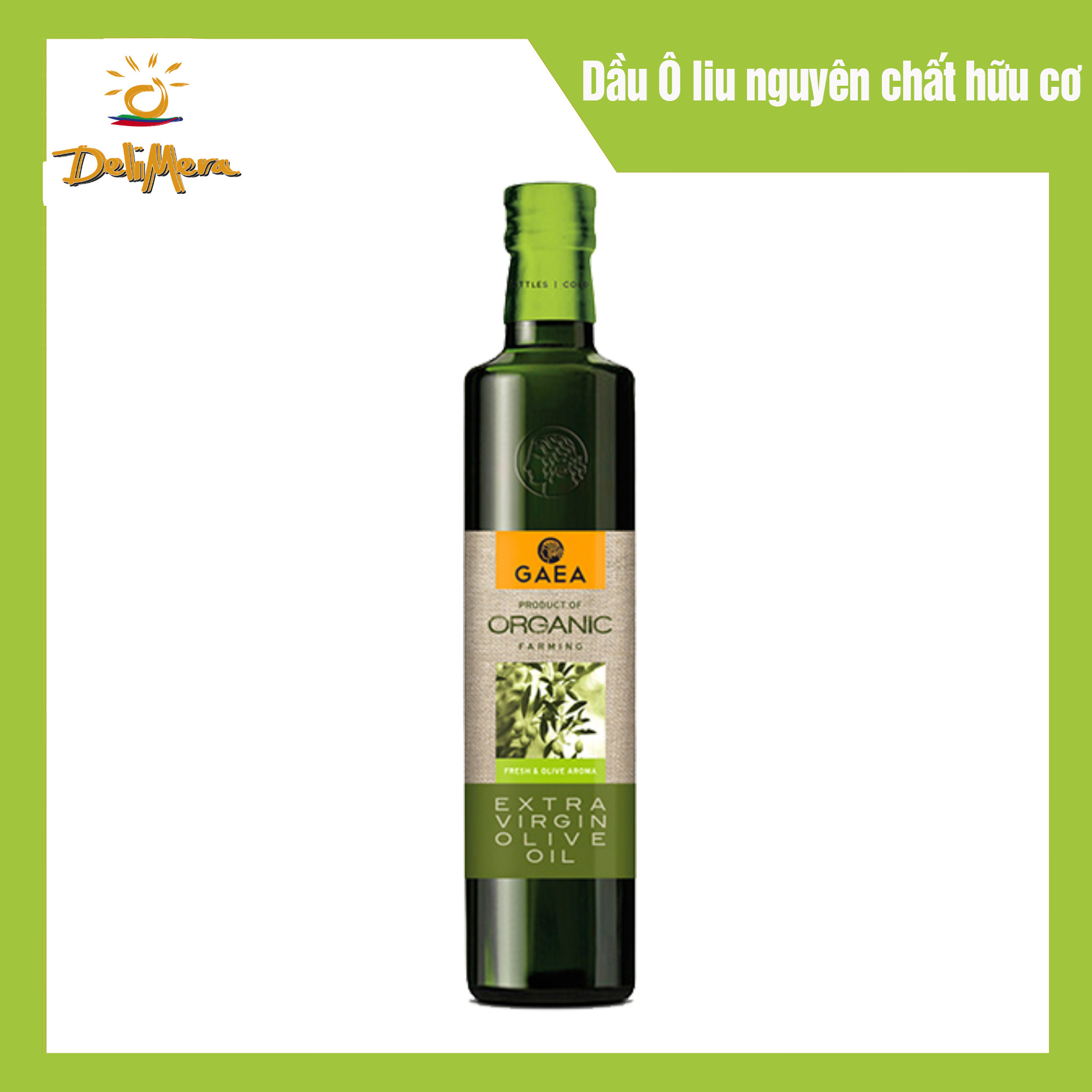 Dầu Ô Liu Nguyên Chất Gaea Hữu Cơ (500ml)