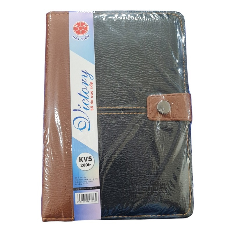 Sổ tay cao cấp Victory Hải Tiến KV5 / KV6 / KC6 / Sổ da khuy bấm Hải Tiến 7185 / 7192 / 4757