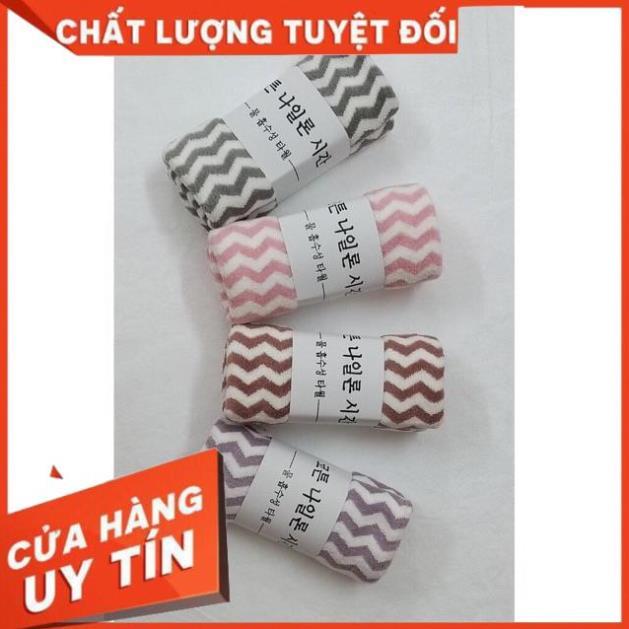 Khăn mặt Hàn Quốc cotton siêu thấm kích thước 30x50cm