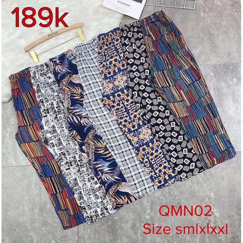 Quần lanh kenva cao cấp, quần thổ cẩm lanh mặc nhà dáng suông tôn dáng trẻ trung họa tiết độc đáo năng động trẻ trung