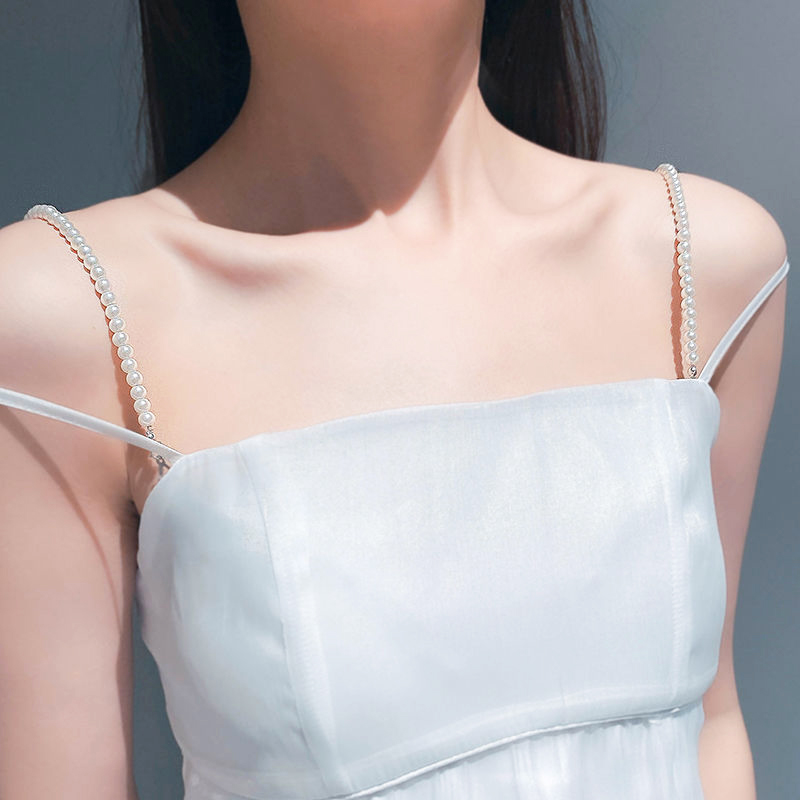 Dây áo ngực dây áo lót thủ công từ hạt ngọc trai thời trang ấn tượng sexy