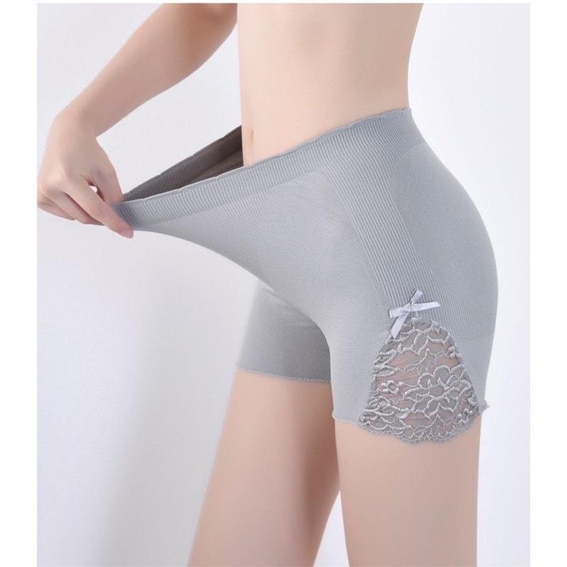 Quần đùi mặc váy gen bụng nâng mông phối ren Mềm Mại CAO CẤP