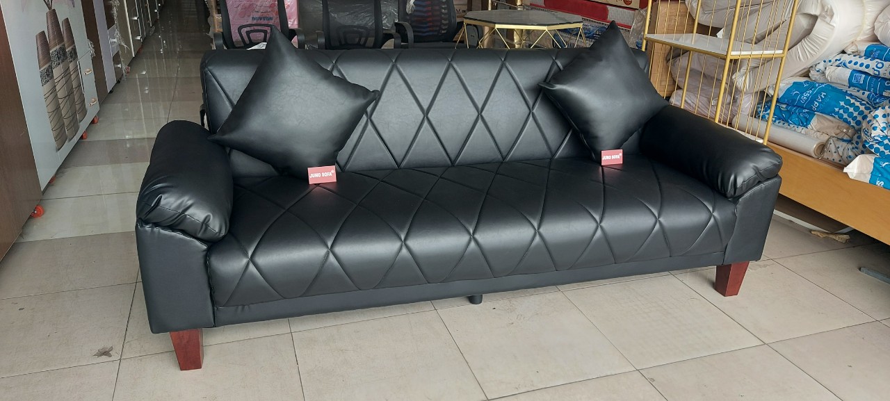 Sofa băng Japan Juno sofa 2m1 tặng 2 đôn, 2 gối và bàn trà Kim cương.