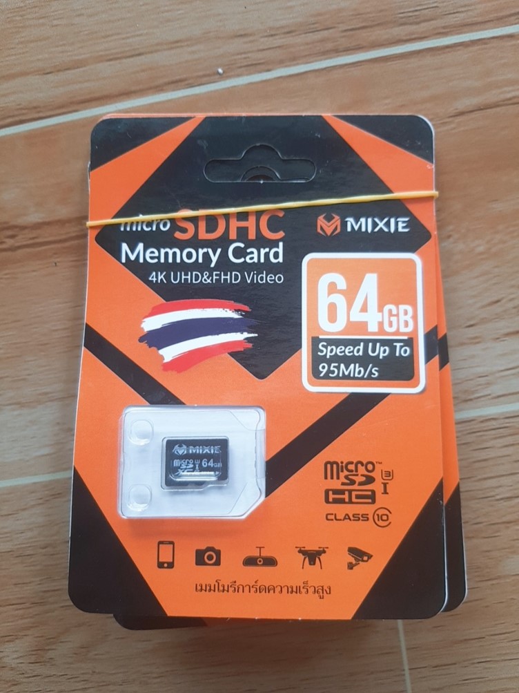 Thẻ nhớ Micro SD Mixie 64G dùng cho Camera giám sát, máy ảnh, điện thoại...