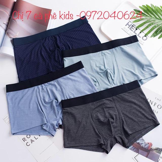Set 4 quần lót bé trái size lớn 35-> 85 kg