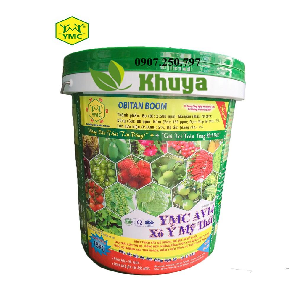 Phân bón xô Ý Mỹ Thái YMC AV14 loại 15kg Đẻ nhánh - Ra rễ - Lớn trái