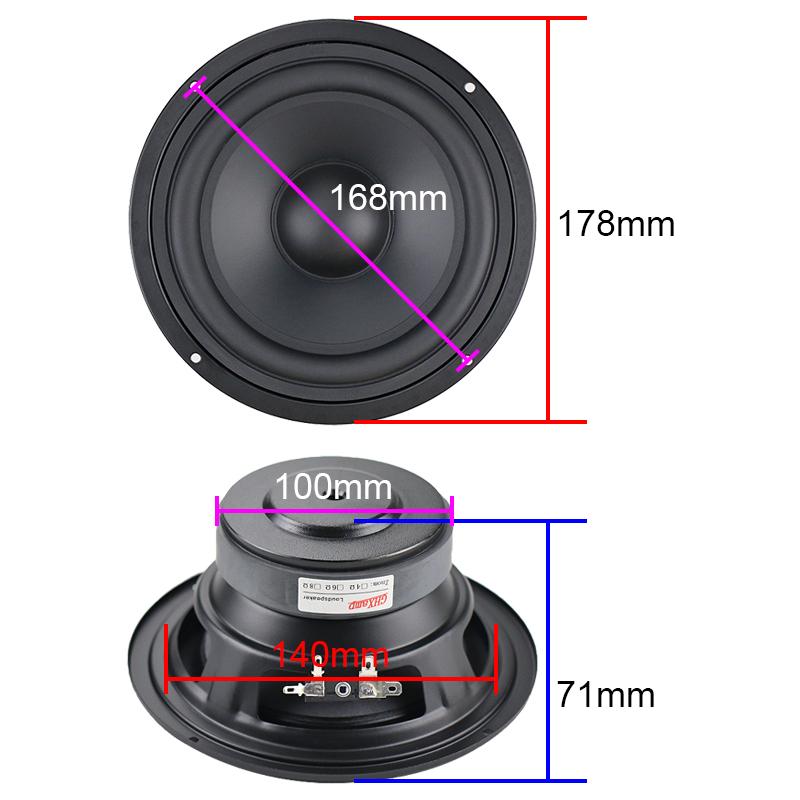 Aiyima 2pcs loa âm thanh toàn diện 2 inch 52mm 4 ohm 3w loa