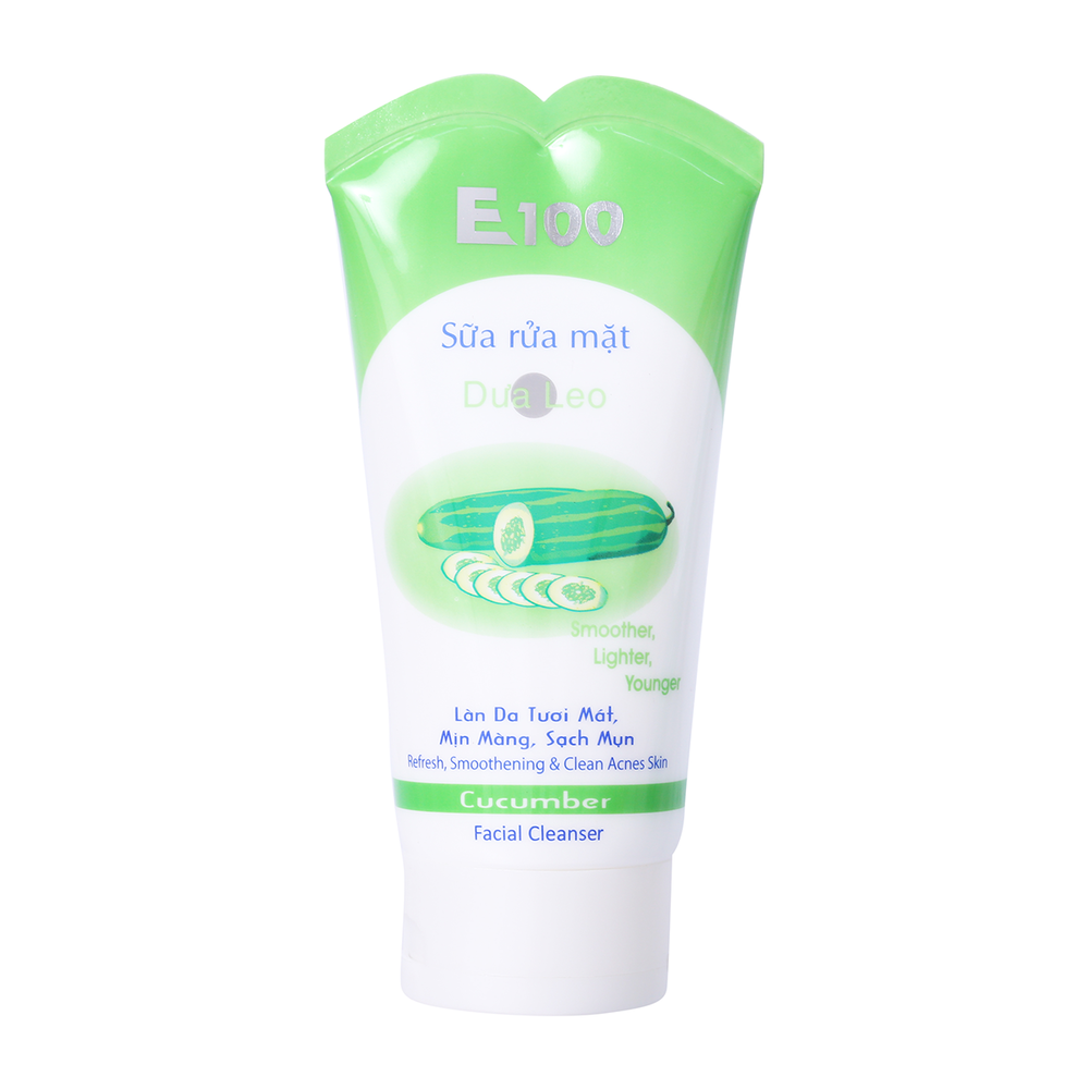 Sữa Rửa Mặt E100 Dưa Leo 100G