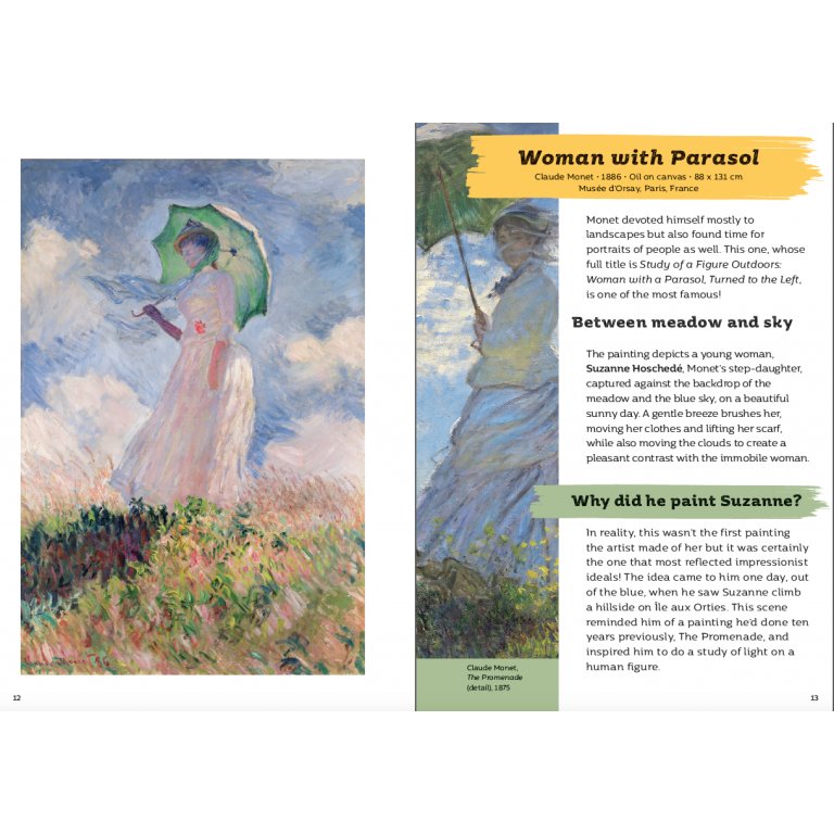 Monet and the Impressionists: Woman with a Parasol